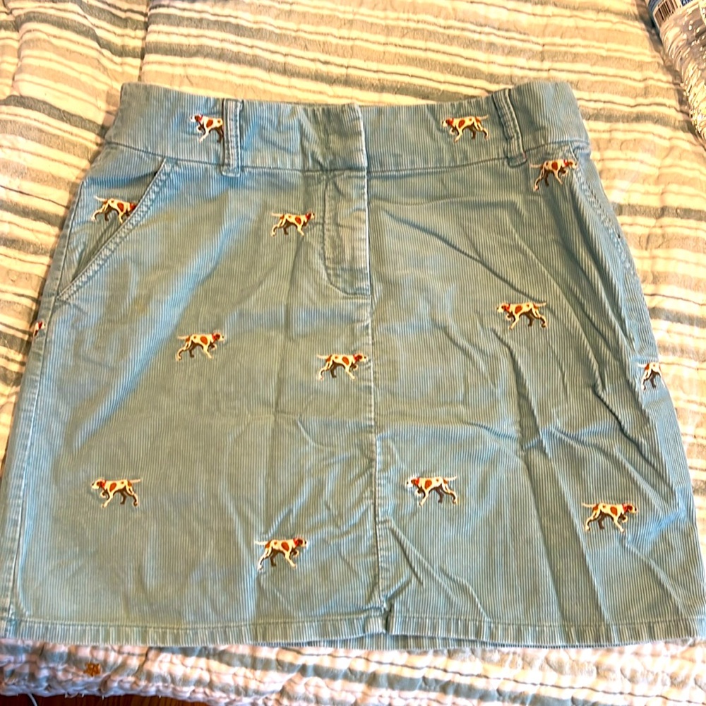 🧡💚jcrew women’s 2- blue mini cord skirt